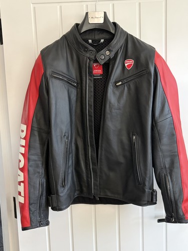 Ducati dainese schwarze - schwarze, leder