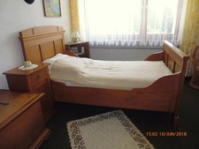 Schlittenbett aus Eichenholz