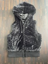 Schwarze Kunstfell Weste von FB Sister, Gr. S, wie neu