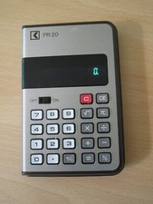 Karstadt PR 20 - vintage Taschenrechner / Calculator mit grüne LEDs - 70er Jahre