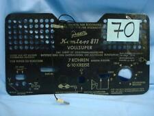 HINTERE RADIOABDECKUNG. BACK LID RADIO GRAETZ COMESS 811 VOLLSUPER.  COD$*70