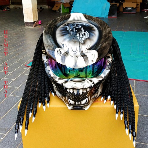 Custom predator motorradhelm - custom,