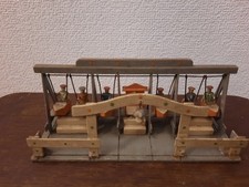 Alte Miniatur Schiffsschaukel Schaukel Jahrmarkt  ERZGEBIRGE
