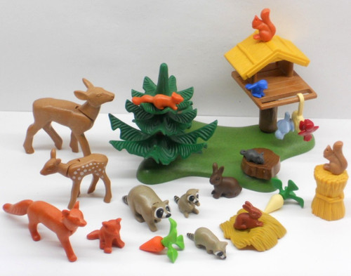 Tiere wald reh vogelhaus - tiere, im