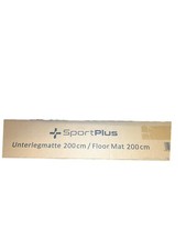 SportPlus Bodenschutzmatte Unterlegmatte PVC Matte Schutzmatte f. Fitnessgeräte