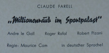 Einladung zur Uraufführung "Millionenraub im Sportpalast" 6. Juli 1951 (118126)