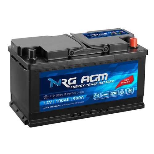 Nrg agm autobatterie 12v - agm,