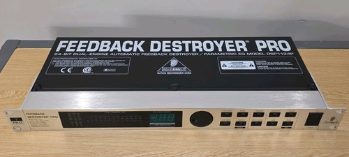 Behringer dsp1124p feedback - behringer,