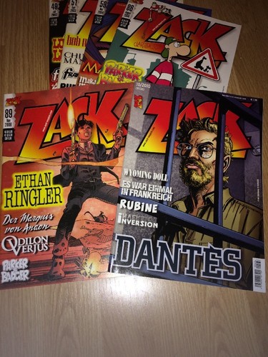Zack magazin hefte - zur, auswahl