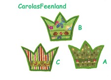 Krone Aufnäher #28 GG# NEU