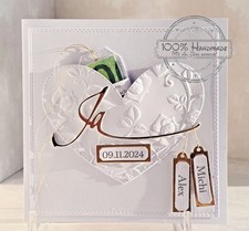 Personalisierte Hochzeitskarte