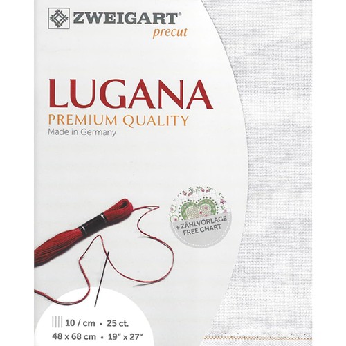 Zählstoff lugana precut - lugana,