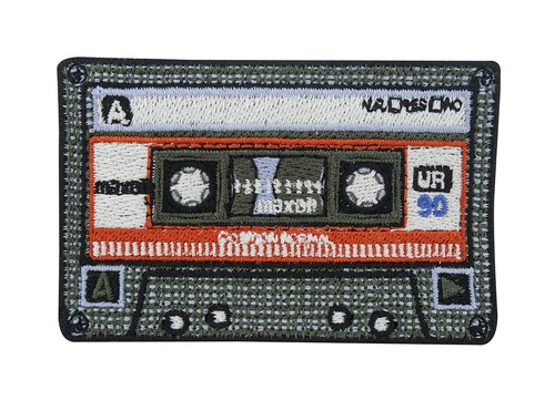 Rote 80er kassette patch - rote,