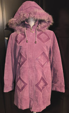 Damen Wildleder Winter Jacke