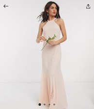 Trauzeugin Kleid Maxi blush
