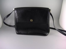 ▀▄▀▄▀ Aigner - Handtasche Shopper Schultertasche - schwarz - 26 x 20 cm ▀▄▀▄▀=