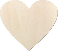 Herz aus Holz Typ4 Herzform