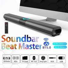 Bluetooth 5.0 TV Soundbar RGB