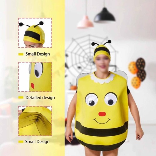 Bienenkostüm mit hut - mit, &