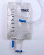 Beinbeutel Urinbeutel Urinbeinbeutel 5 St. 750ml 50cm Steril hochklappbar Ventil