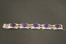 Armband Georg Kramer mit schönem Amethyst  in 835 Silber