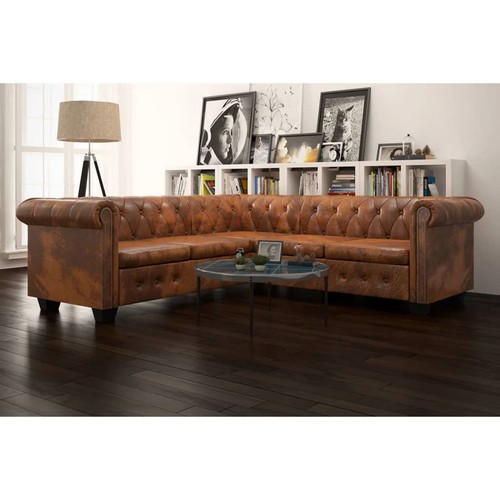 Chesterfield sofa sitzer - chesterfield, 5-sitzer