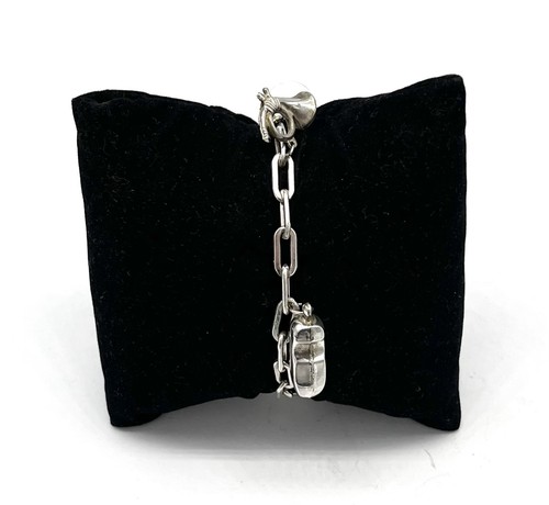 830 silber bettel armband - -,