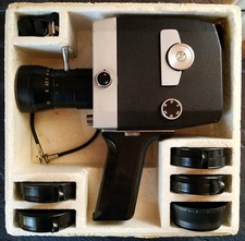 Super8 Filmkamera - Zenit Quarz 1x 8S-2 - UdSSR - 1980er Jahre - mit Zubehör