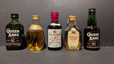 5x Miniaturflasche Whisky - Set Z234 Scotch Whisky Queen Anne - minibottle ?