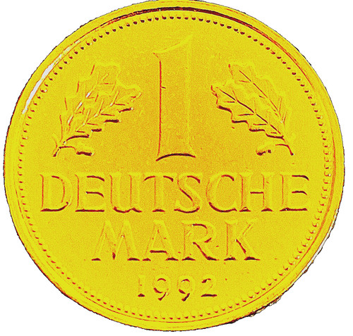 Brd 1992 vergoldet - brd,