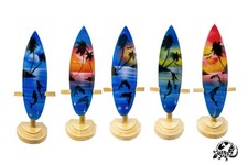 SU-012-Pan- / Miniatur Dekosurfboard 12 cm aus Holz surfen Surfbrett Surfboard 