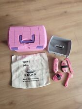 Kinder Pferde Putzbox mit Inhalt von Haas: Hufkratzer, Striegel, Bürste, ...