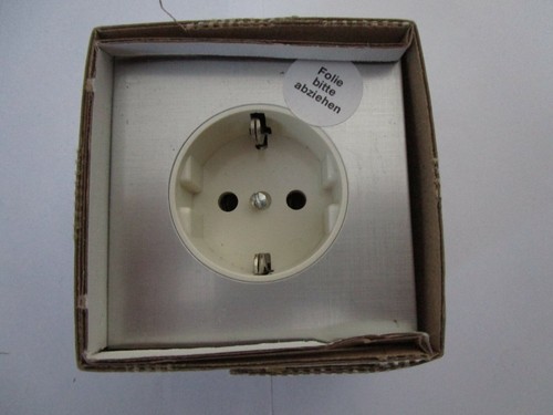 Jung ls990 steckdose - ls990, edelstahl