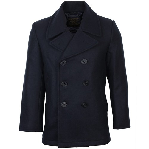 Dunkelblauer navy pea coat - navy,