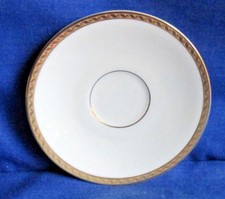 Heinrich, Untertasse 11,5cm, Elfenbein,  Anmut gem. Goldrand, weitere, Porzellan