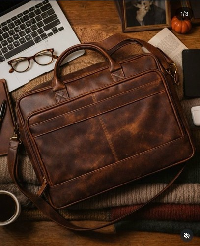 Laptoptasche premium echtleder - premium,