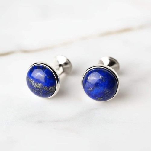 Lapislazuli manschettenknöpfe - lapislazuli,