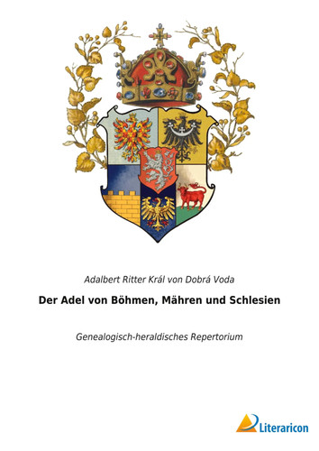 Der adel von böhmen mähren - von,