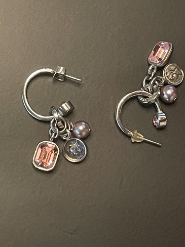 Dyrberg kern ohrringe mit rosa - dyrberg,