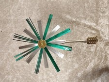 DDR Christbaumschmuck Christbaumspitze Fadenkugeln Weihnachten Erzgebirge 