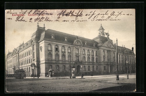 Ansichtskarte karlsruhe - ansichtskarte,