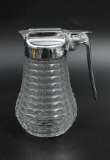 WMF Milchkännchen Sahnespender mit Schieber aus Glas & Edelstahl H 13 cm