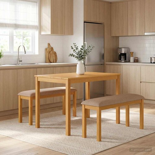 Esstischbank massivholz eiche - esstischbank,