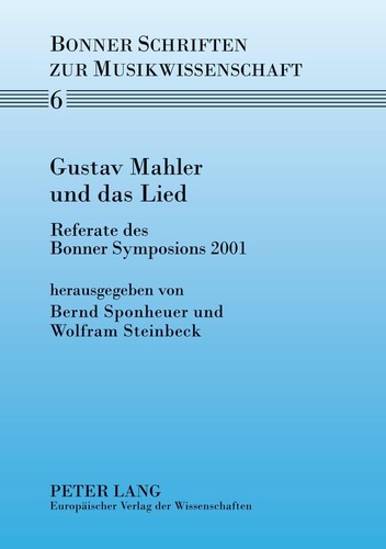 Gustav mahler und das lied - mahler,