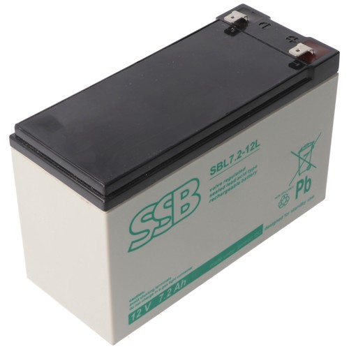 Ssb sbl7 12l 12v - 7,2ah, 6,3mm