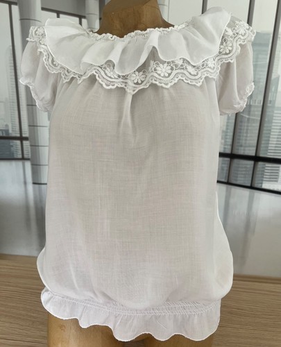 Festliche weiße bluse - weiße,