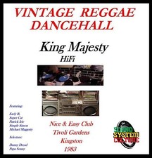 King Majesty Hi Fi Sound System Nice & Easy Club Tivoli Gardens Jamaica 1983