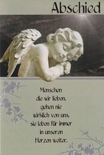 In Stiller Trauerkarte