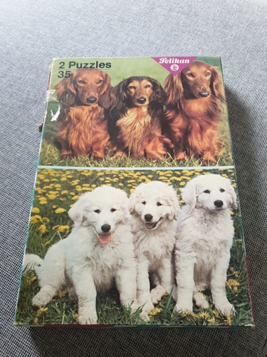 Kinder puzzle 2x35 hunde - puzzle,