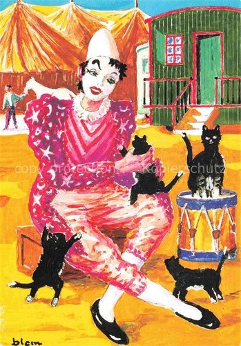 Clown payaso zircus cirque - zircus, cirque--
